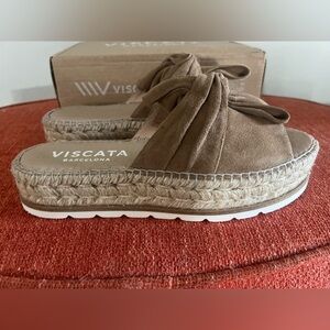 Viscata suede slide sandals